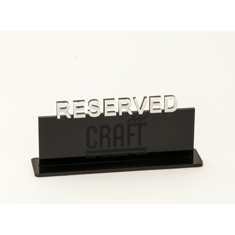 Табелка "Reserved"
