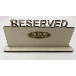 Табелка "Reserved"